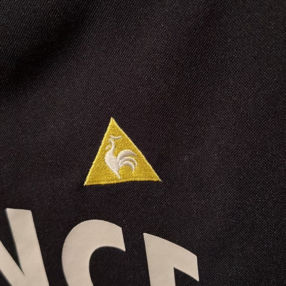 Black Le Coq Sportif golf shirt - Picture 2 of 8